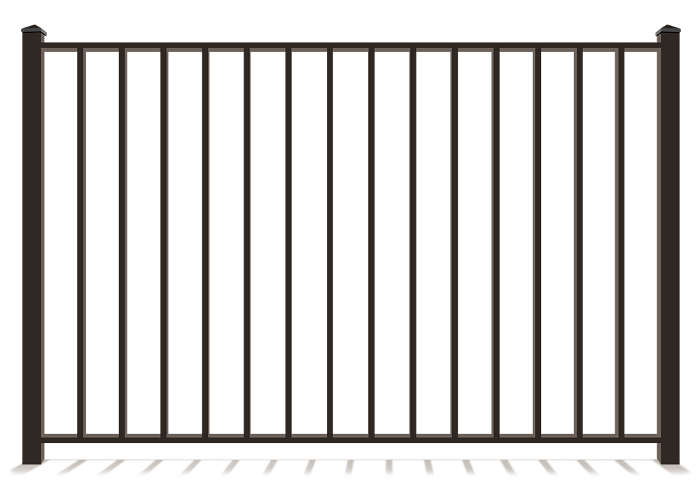 2 rail aluminum fence contractor in Fort Wayne IN