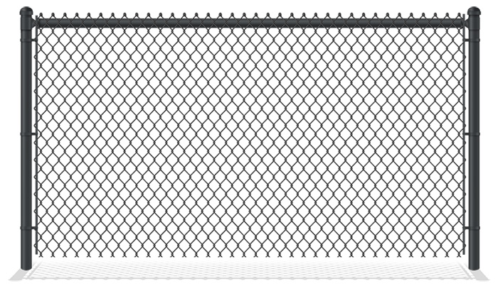 Black PVC-Coated Chain Link Fence in Fort Wayne IN