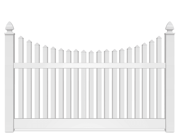 Vinyl Scalloped fence contractor in Fort Wayne IN