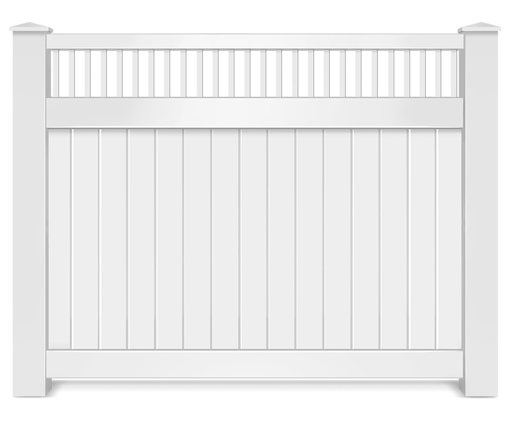 Vinyl decorative fence contractor in Fort Wayne IN