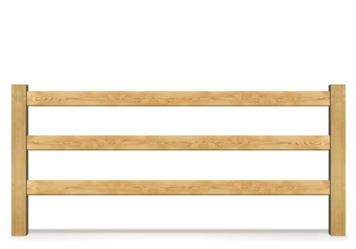 Post & Board wood fence in Fort Wayne IN