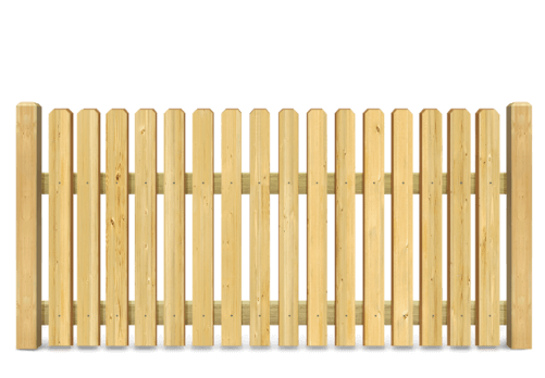 Residential Picket wood fence in Fort Wayne IN
