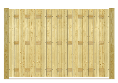Shadowbox wood fence in Fort Wayne IN