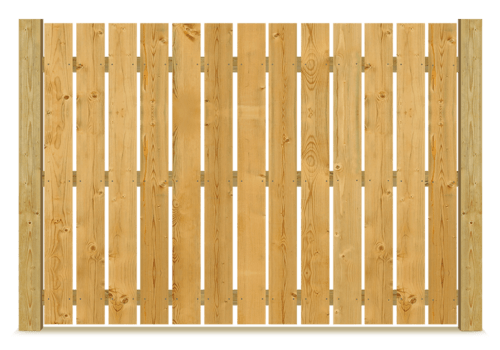 Spaced Picket wood fence in Fort Wayne IN