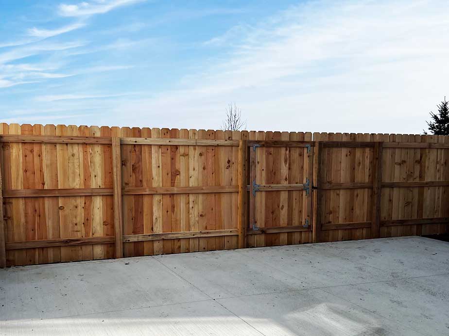 New Haven Indiana wood privacy fencing